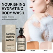 Replenish Aromatic Shea Butter Body Wash - 100ml Moisturizing Shower Gel for Soft, Hydrated Skin, All Skin Types, Exotic Scent, Travel-Friendly